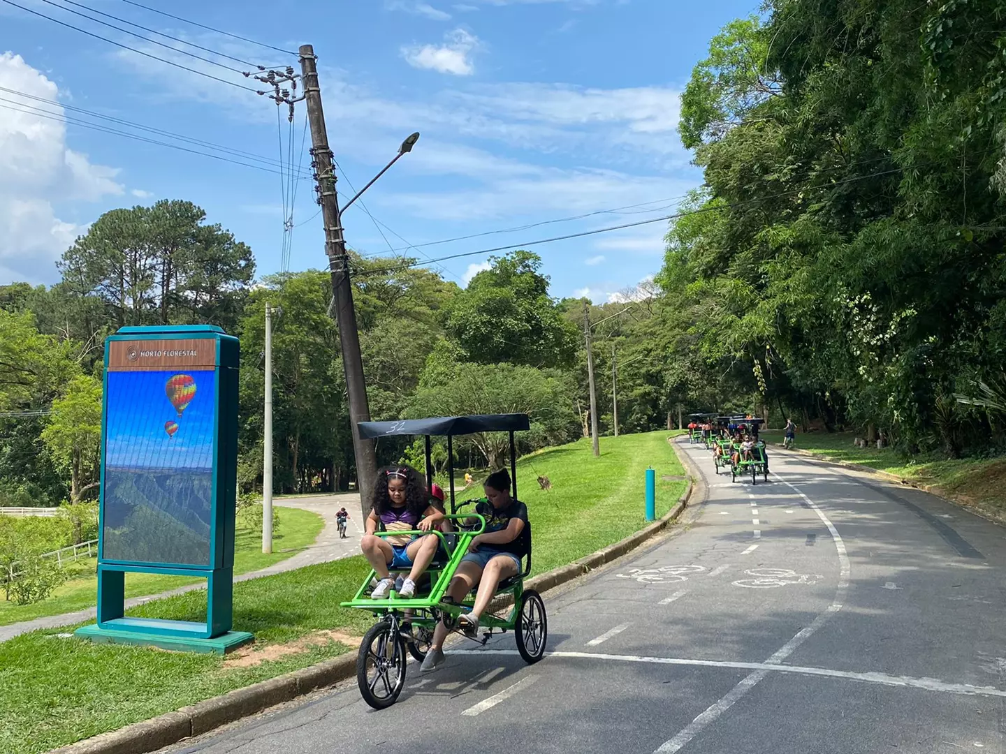 Urbia lança serviço de aluguel de bicicletas e triciclos no Parque Horto Florestal